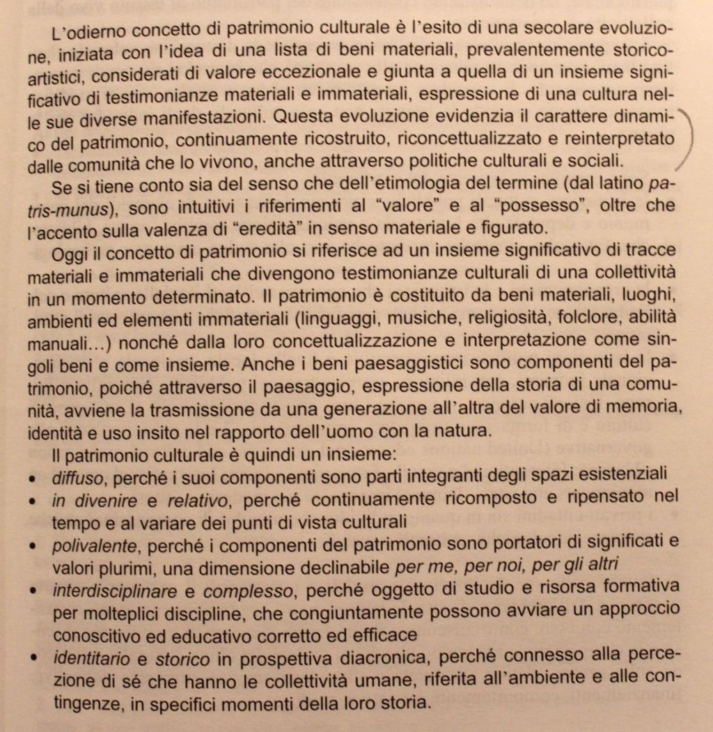 Il concetto di patrimonio Adriana Bartolotti et. al.