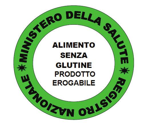 La dieta senza glutine Figura 5. Logo Ministero della Salute per alimento dietetico senza glutine inserito nel Registro Nazionale.