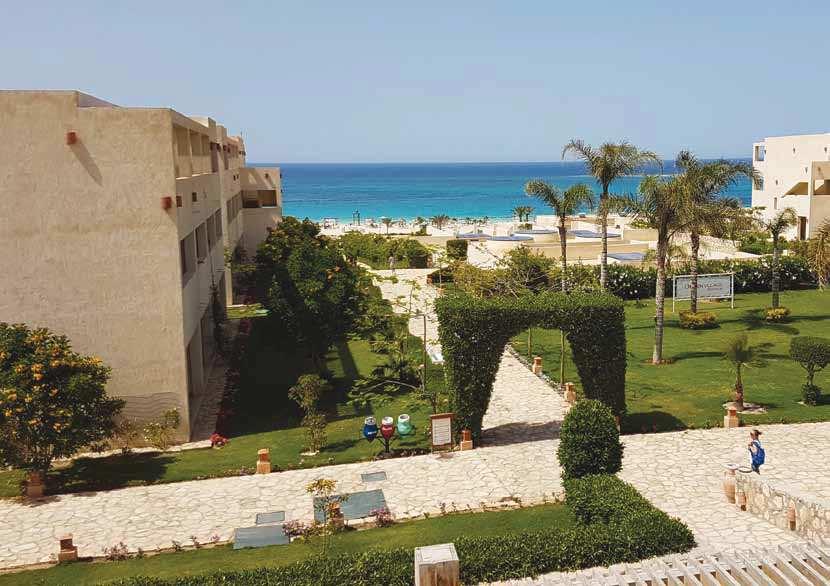 POSIZIONE In località Caesar Bay, dista 85 km dal centro città di Marsa Matrouh e 90 km dall aeroporto; 50 km dall aeroporto di El Alamein.