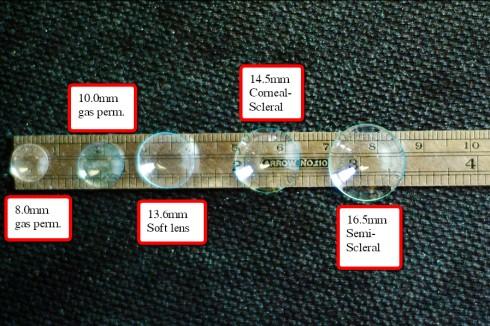 MINI-SCLERALE: Ø da 15 a 18 mm SCLERALE: Ø da