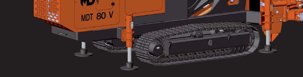 perforatrice verticale vertical drill rig Macchina perforatrice potente e molto compatta, realizzata per utilizzi gravosi in cantiere, dotata di elevata manovrabilità, affi dabilità e produttività,