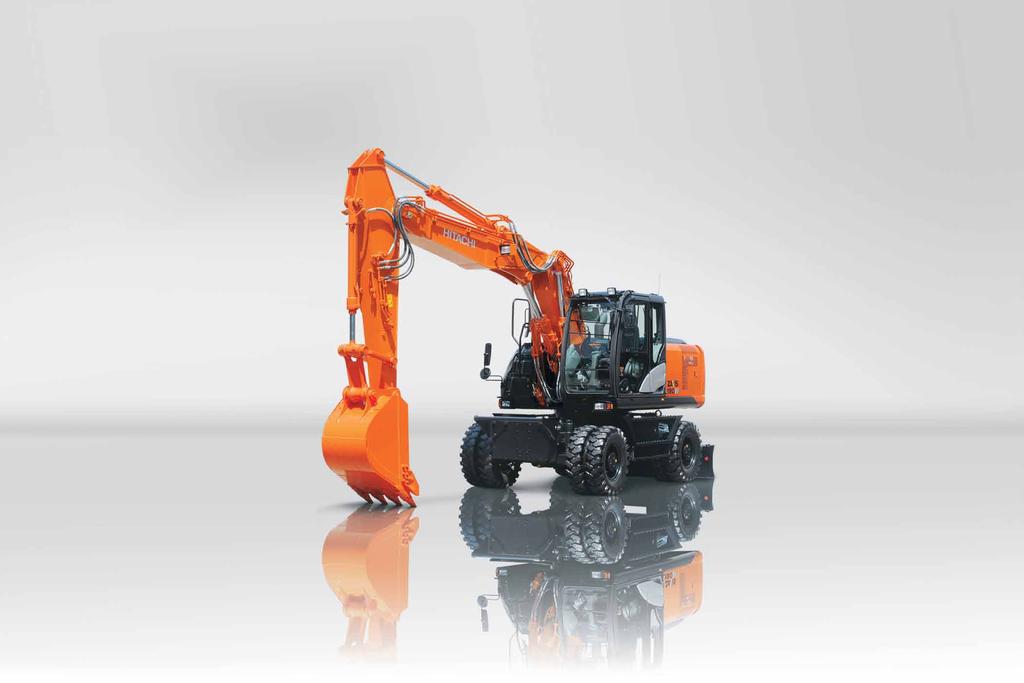 Il design del nuovo escavatore Hitachi ZAXIS 190W è ispirato da un unico obiettivo: rafforzare la vostra idea.