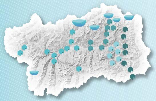 Il Gruppo CVA Idroelettrico PRODUZIONE VENDITA DISTRIBUZIONE IDROELETTRICO Il Gruppo CVA conta sul territorio valdostano 32 centrali idroelettriche con una potenza