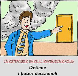 Una figura che non può mai mancare nella progettazione del piano di emergenza è quella di un Gestore Aziendale dell Emergenza (datore di lavoro o suo delegato) al quale vanno delegati poteri