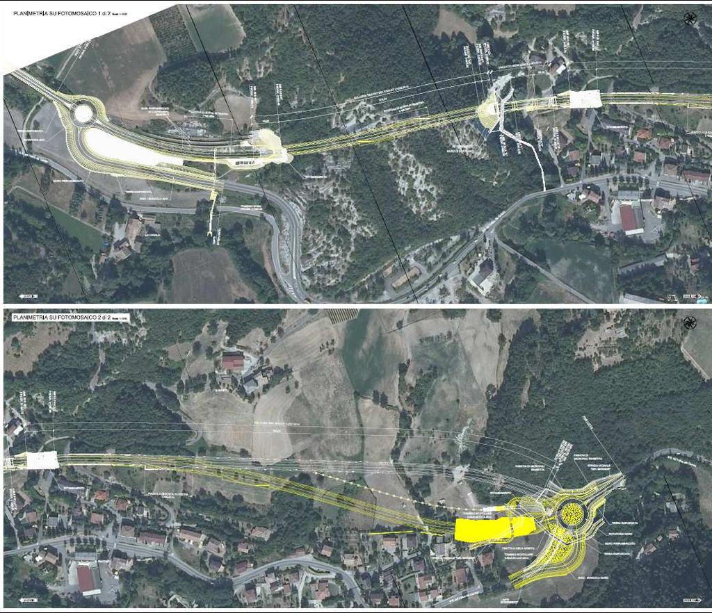 Variante alla Ss 63 in corrispondenza dell abitato del Bocco (Bocco-Canala) in comune di Casina Costo