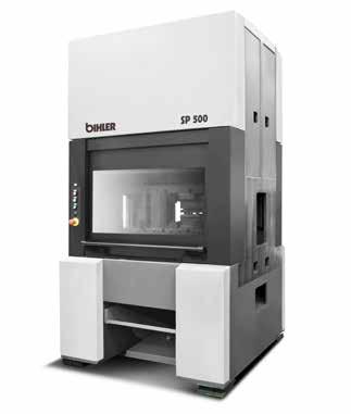 Sistema di controllo della forza di pressa integrato opzionale Compatibile con le presse delle macchine meccaniche RM e GRM Integrazione di stampi a passo combinato Servopresse SP 500 / SP 800 2