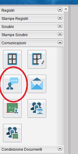 destra della voce Comunicazioni.