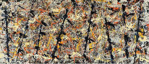 Scansionando al computer le celle del reticolo in cui venivano suddivise le tele di Pollock si scopre che: lo schema pittorico è