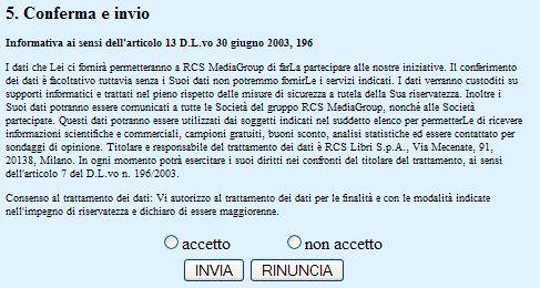 Conferma email: viene richiesto un doppio inserimento della email per evitare eventuali errori di digitazione durante la registrazione Selezione della materia