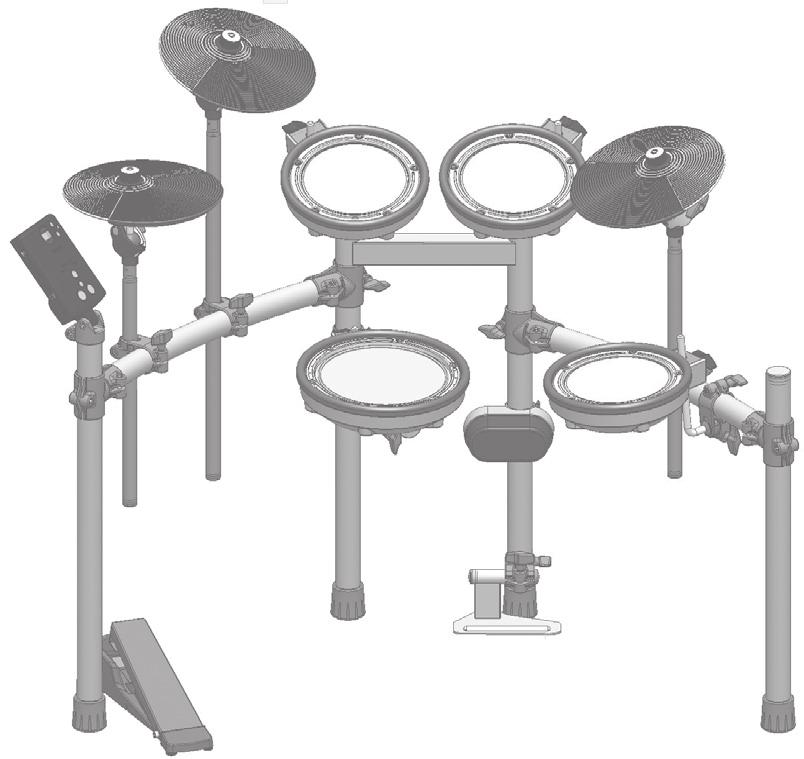 Il rullante è la voce principale di una batteria. Charleston/pedale del charleston Un charleston acustico che utilizza 2 piatti montati su un asta per charleston.