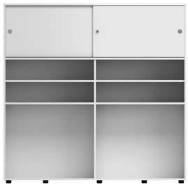 storage unit with 1 equippable compartment, right wire management and bracket for desk integration A2 DX / SX 74