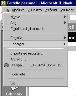 La barra dei menu I menu che ti consentono di accedere a tutte le opzioni di Outlook sono: File Modifica Visualizza Preferiti Strumenti Azioni? Per visualizzare tutti i comandi 1.