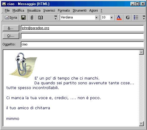 Messaggio Per creare un nuovo messaggio 1. Fai un doppio clic sul menu File. 2. Fai un clic su Nuovo 3. Fai un clic su Messaggio Sullo schermo comparirà una finestra in essa 4.