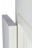 antirumore in PU nel telaio. FRAME AND ARCHITRAVES Frame radius 3, thickness 40 mm.