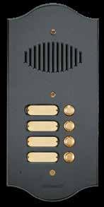 1 a 48 pulsanti Disponibile anche con finiture antracite e bronzata Trattamento in PVD 3001/RI 3048/4/RI 3201/RI 3248/4/RI