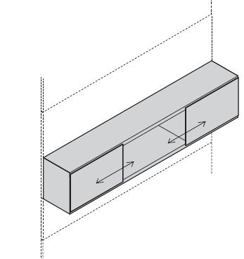 Possono essere montati su pannelli H80,H60 o H40 cm.