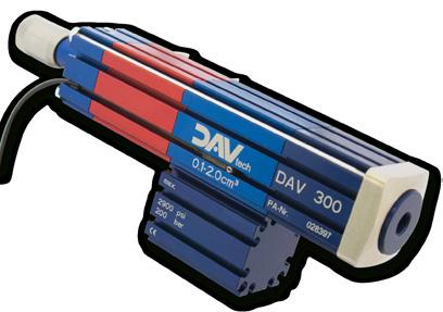 VALVOLE DI DOSAGGIO VOLUMETRICO DAV 300 - DAV 400 3.3 Collegamento del materiale La valvola deve essere collegata ad un gruppo di alimentazione, che garantisca una pressione tra 20 e 200 bar.
