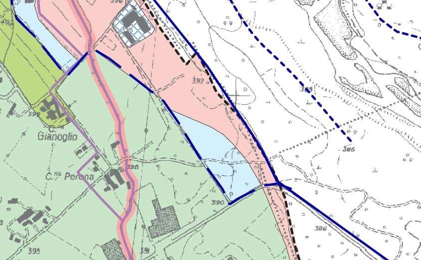 e quelli riportati nella scheda della "Relazione geologico - tecnica relativa alle aree interessate da