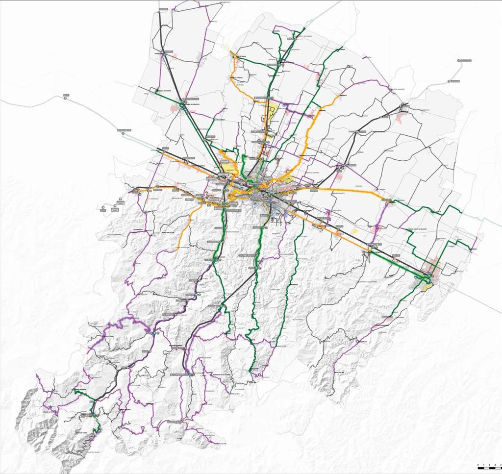 LA RETE DELLE LINEE AUTOMOBILISTICHE: FREQUENZA E RENDEZ-VOUS Riduzione