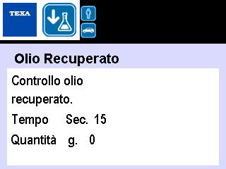 Durante l operazione di recupero del refrigerante il display