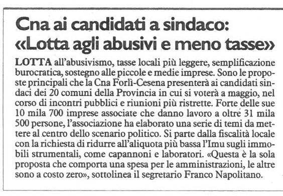 Estratto da pagina 5 CNA ai candidati a