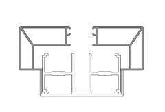 Kristal is a high quality partition system which, thanks to its telescopic elements at floor and at ceiling, allows to dampen different heights of spaces.