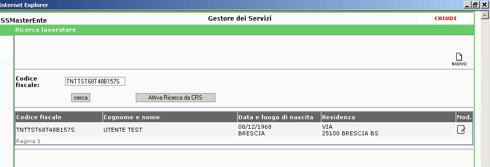 Il modulo applicativo consente al soggetto abilitato: 1. di accedere e aggiornare alcune informazioni contenute nel fascicolo di un lavoratore 2.