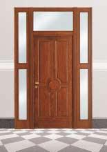 Alla porta blindata con o senza sopraluce si possono poi abbinare diverse tipologie di parti fisse laterali, su uno o