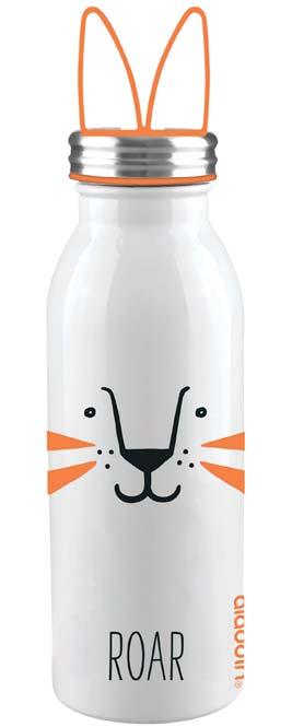 Idratazione New Zoo Water Bottle con isolamento a doppia parete 0.45L Borraccia Zoo Dog, borraccia unica di design creativo e giocoso, ideale da portare con te ovunque tu vada.