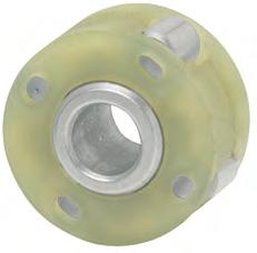 KI KI Ruote libere a rulli in poliammide Roller type free wheels in polyamide Tipo Type KI Misura Size Coppia massima di funzionamento Maximum operating torque d C op (1) Velocità limite