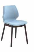 577M 378M 380M 39M TELAIO GAMBE TONDE IN LEGNO. -leg chair with round wood frame.