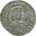 949 950 951 949 MESOCCO - Gian Giacomo Trivulzio (1487-1518) Grosso da 6 soldi - Stemma - R/ San