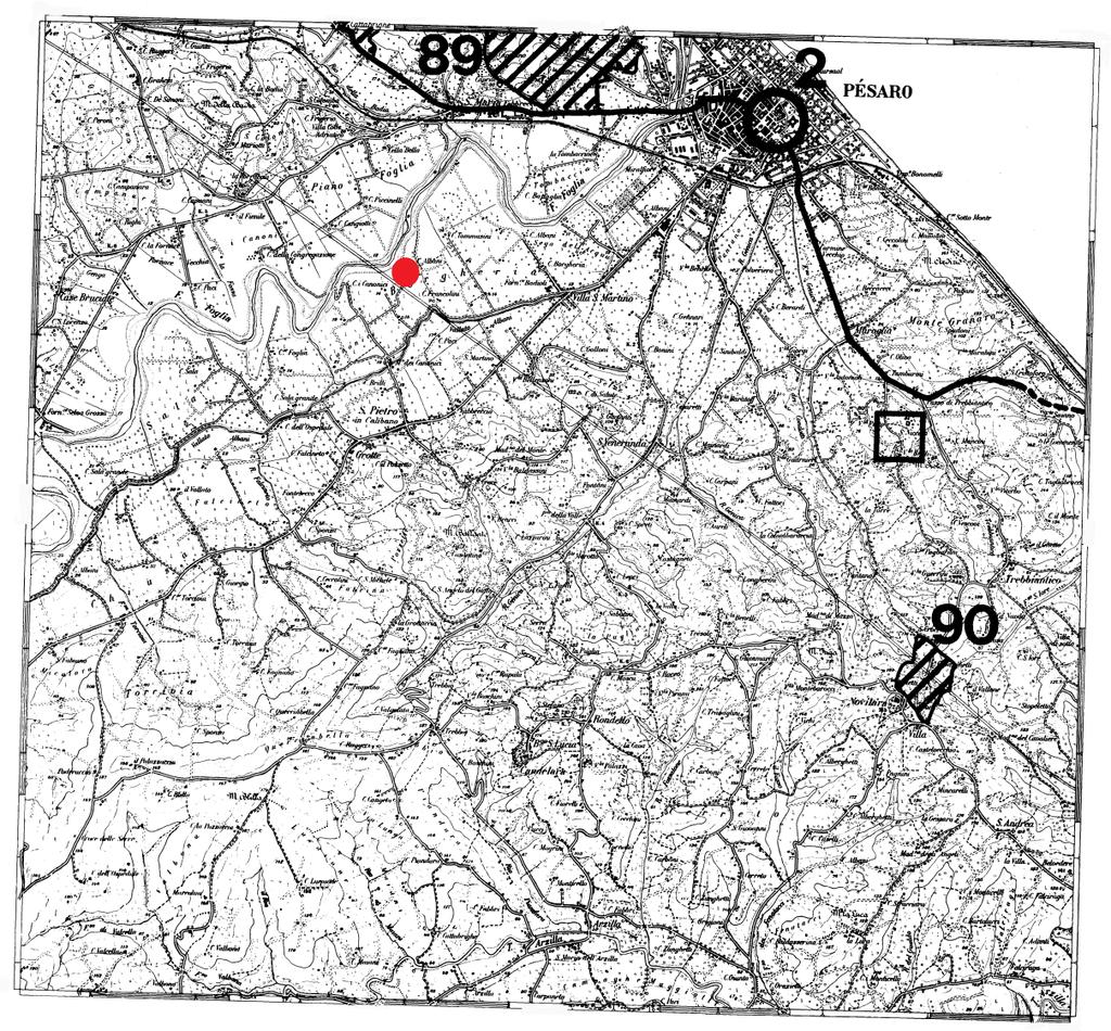 Figura 3 Località di interesse archeologico