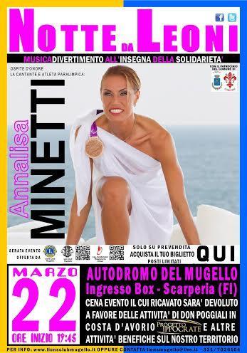 Sabato 22 Notte da Leoni, evento organizzato da Lions Club Mugello e Leo Club alle