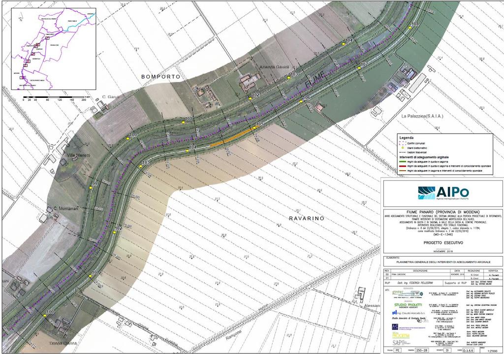 cascine/abitazioni, non interferenti direttamente con le opere in progetto; - TERNA S.p.a. Rete Elettrica Nazionale: nessuna interferenza; - SNAM S.p.A. Rete Gas Distretto Centro Orientale: nessuna interferenza; - Telecom Italia S.