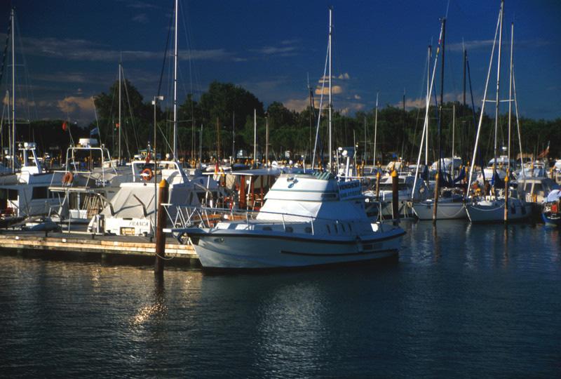 la darsena è dotata di tutti i servizi e le attrezzature necessarie a garantire la custodia,