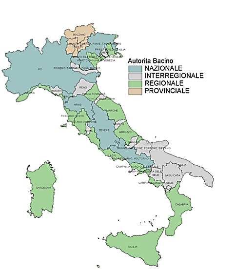 L. 183/1989 Norme per il riassetto organizzativo e funzionale della difesa del suolo Autorità di Bacino (20 naz e int + regionali) Piano di bacino Piano di bacino