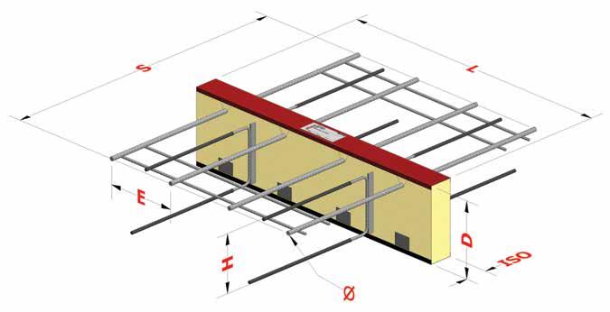 ebea KP-300 Descrizione del prodotto Gli elementi ebea KP-300 sono utilizzati per elementi di costruzione a sbalzo con sporgenza libera e sono destinati ad assorbire i momenti negativi (-M) e le