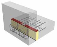 Sistema statico ±M Rd ±V Rd ±N Rd Esempi di utilizzo Parapetti sospesi Parapetto o parete in verticale Raccordo parete-soffitto Dimensioni del corpo isolante e dei componenti in acciaio L Lunghezza