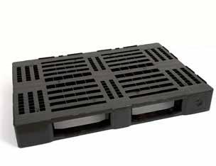 EUROPALLET con traverse 120 x 80 x 15,5 Europallet professionale di tipo a rendere, con bordi antislittamento Returnable, stackable, professional europallet with anti-slide rims Larghezza / Width 80