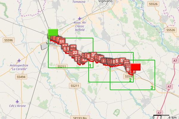 Rif. km parziali km totali Descrizione 0.7 23.