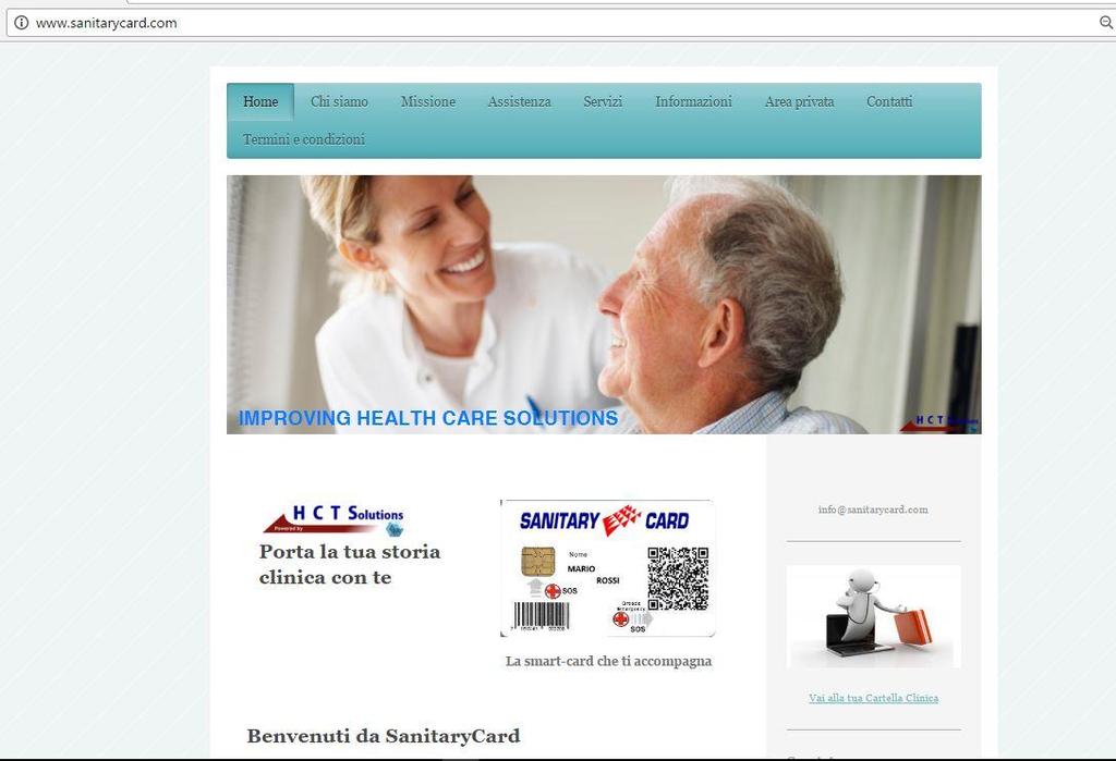 Ora che hai sostenuto la visita: Accedi a www.sanitarycard.