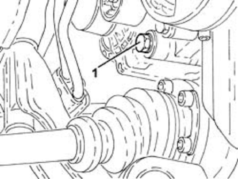 Pagina 10 di 23 1 Rimuovere l'alternatore Riattacco ( Stacco ) Riporre nella sua sede l'alternatore e fissarlo provvisoriamente con il bullone inferiore Riporre nella sua sede la staffa di
