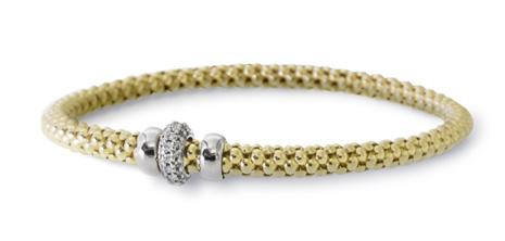 O R I O N E S T E L L A G I O I E L L I catena/chain Ø mm 4,00 Anello elastico con pavé g 2,90-0.10 ct.