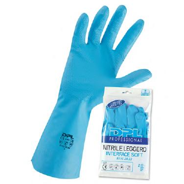 UNIVERSL NITRILE Guanti in nitrile con resistenza chimica, buona stabilità delle dita e vestibilità confortevole.