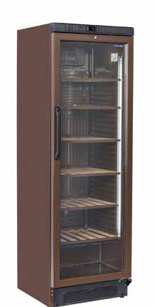 MODEL MODELLO TW 400 TWS 400 TWN 400 Exterior wine cellar Cantina refrigerata con esterno Black Nero Brown Marrone Silver Argento Roll-bond evaporator with internal fan Evaporatore roll-bond con