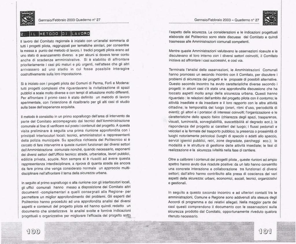 .,,,,,,.......,........,,,,,..,,,....,.....,..,..,......................... m mmmm Il lavoro del Comtato regonale è nzato con un'anals sommara d : tutt progett plota, raggruppat per tematche smlar, per consentre la messa a punto del metodo d lavoro.