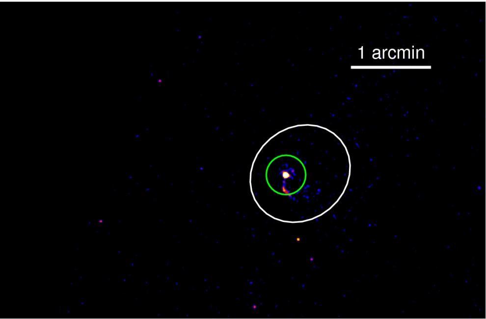 (point-like) ~ EPIC PSF PWN (diffuse) ~ mappa Chandra PSR: BB+PL kt~0.