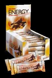 ENERGY CHOCO CRISPY ALIMENTO STUDIATO PER CHI PRATICA SPORT DOPING FREE FAME IN GARA O IN ALLENAMENTO GUSTO: CACAO E UVETTA ADATTO AD OGNI TIPO DI SPORT - Fame in gara o allenamento - Scorta