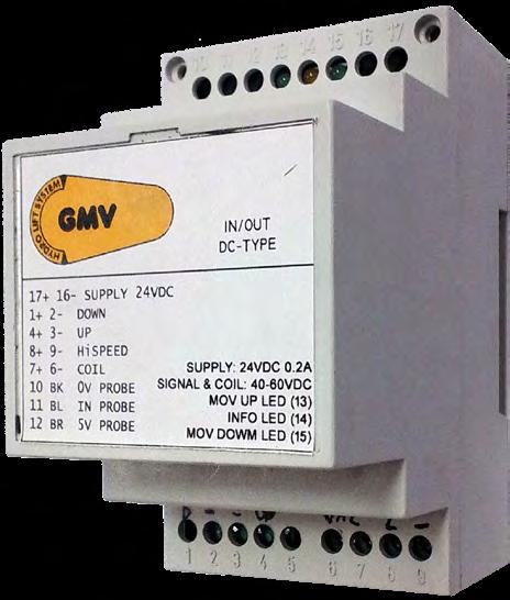 contatore ridotta a 6 kw fino a 450 kg di portata, con la nuova centralina NRGS (Energy Saving) > VALVOLA ELETTRONICA NGV La valvola elettronica a tecnologia digitale NGV consente un comfort di